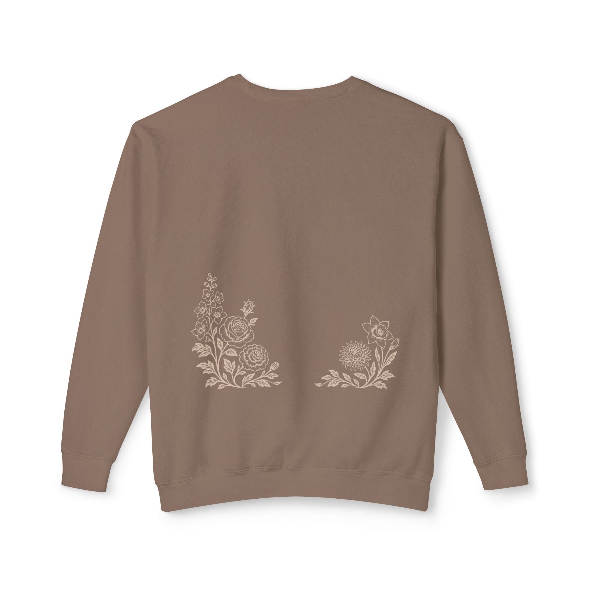 Music Floral Crewneck Sweatshirt — "Ian Powell Music" Logo