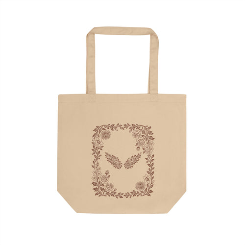 Floral Guitar Eco Tote — Custom Musician Tote Bag