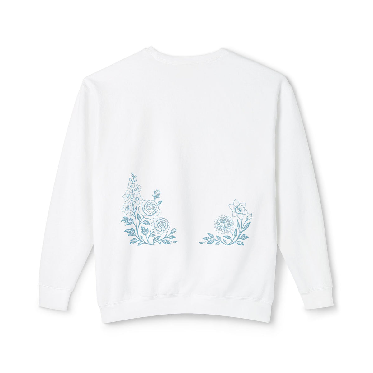 Music Floral Crewneck Sweatshirt — "Ian Powell Music" Logo